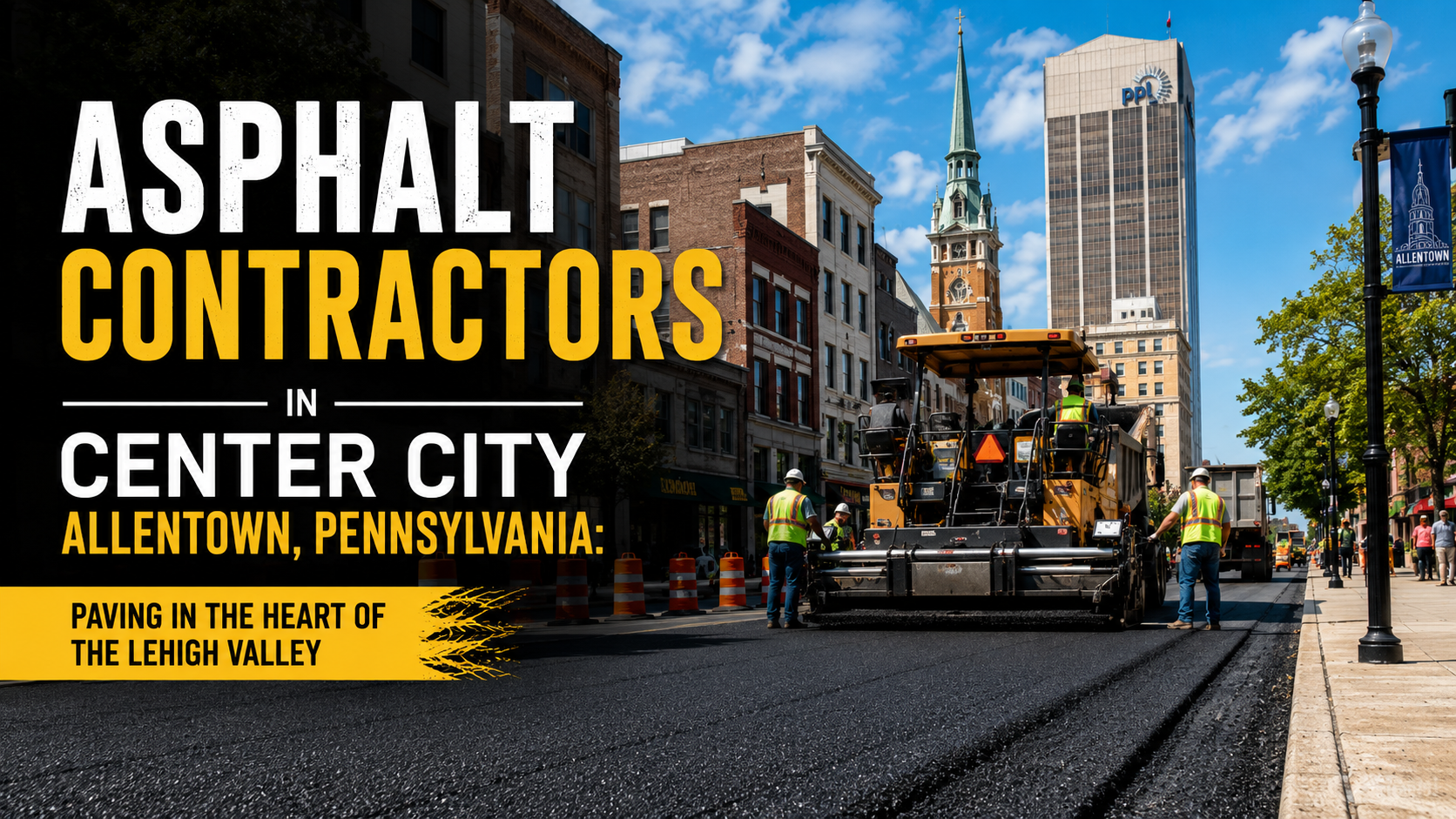 Asphalt Contractors in Center City Allentown, Pennsylvania: Paving in the Heart of the Lehigh Valley
